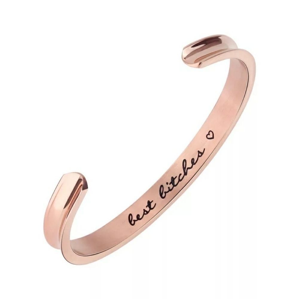 Best Bitches Bracelet - Rose Gold SS